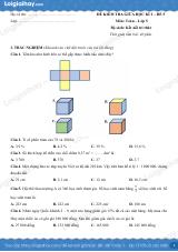 Đề kiểm tra giữa học kì 2 Toán 5 Kết nối tri thức - Đề số 4